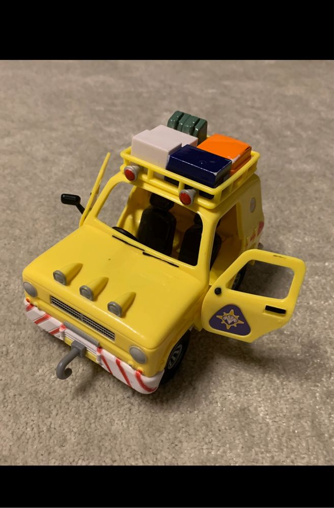 Strazak fireman sam auto pojazd jeep zabawka