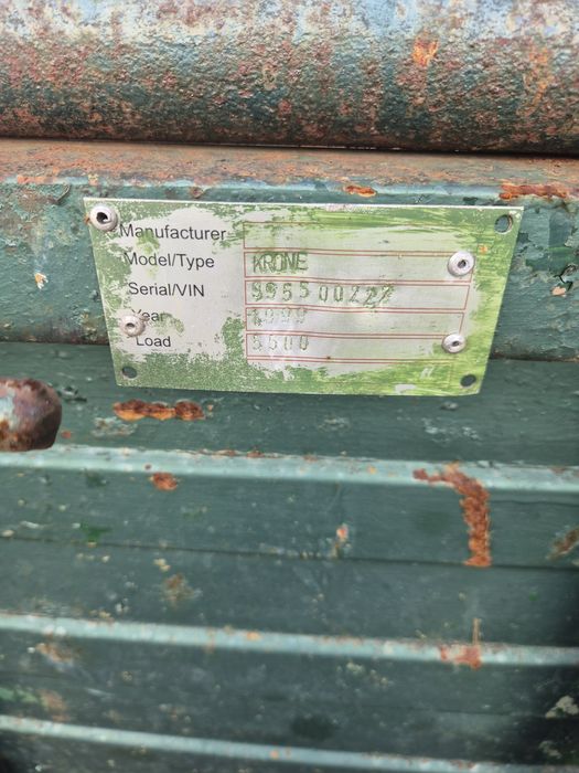 Przyczepa wywrotka Krone