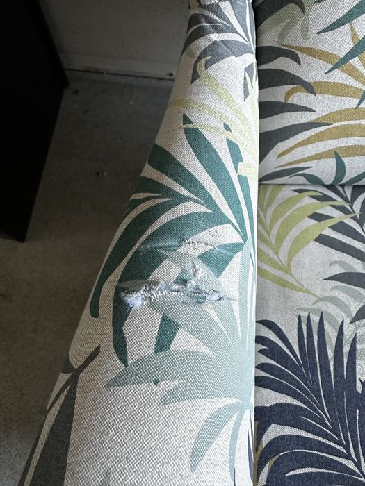 Fotel uszak w liście Ikea Strandmon