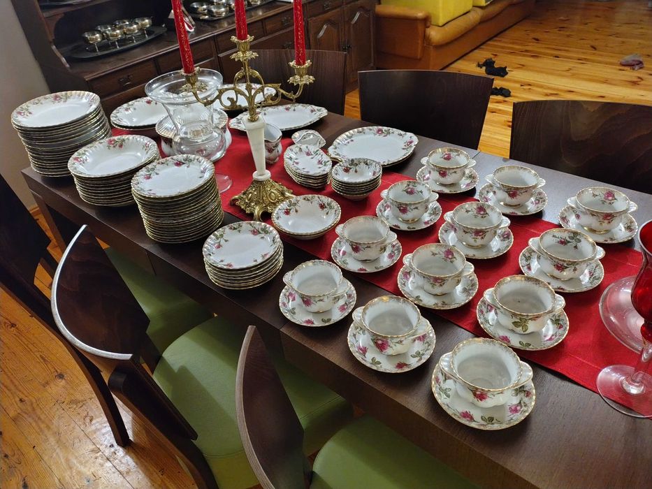 Serwis Obiadowy Porcelana Chodzież Iwona na 12 Osób