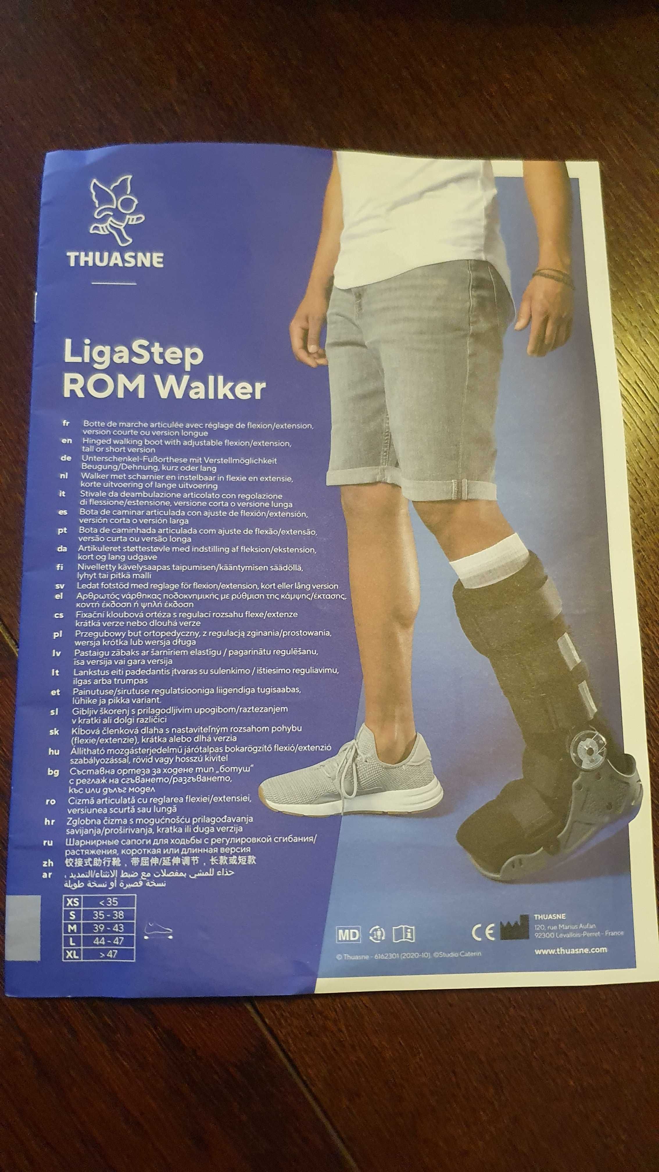 But ortopedyczny Ligastep Rom Walker rozmiar L 44-47 nowy 100%