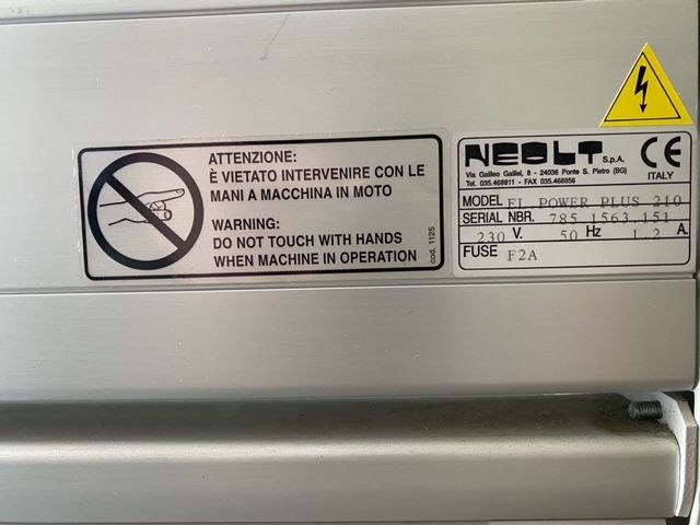 Neolt Power Plus Electric 210 guilhotina