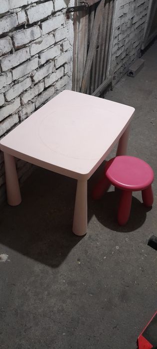 Stolik dziecięcy i krzesełko ikea