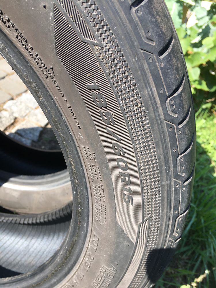 Opony  letnie,Hankook ,185/60R15  Cena za komplet na jedną oś!  2szt