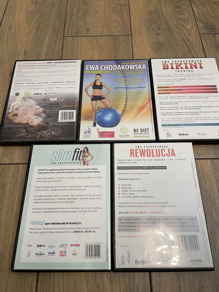 Chodakowska Ewa płyty DVD fitness sport ćwiczenia