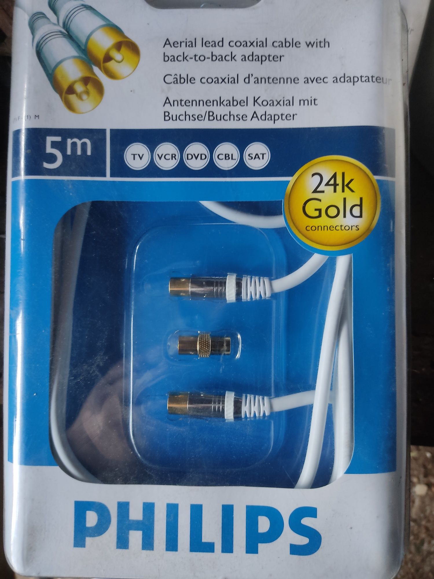 Cabo coaxial 5m Philips