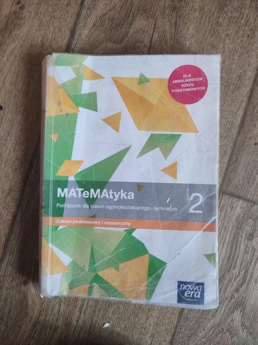Matematyka 2, podręcznik do LO i Technikum, zakres rozszerzony