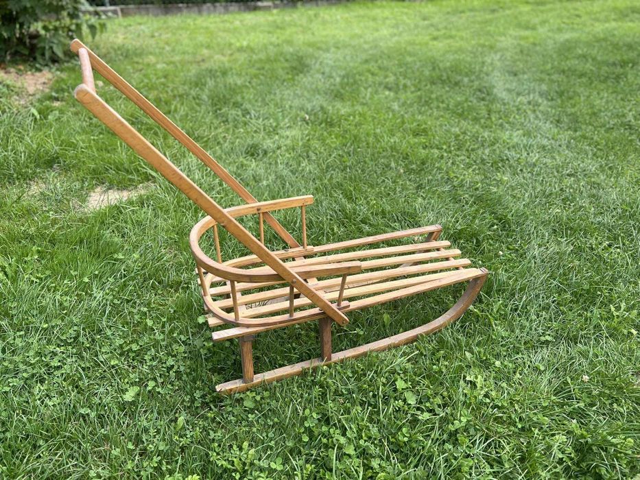 Stare sanki PRL vintage