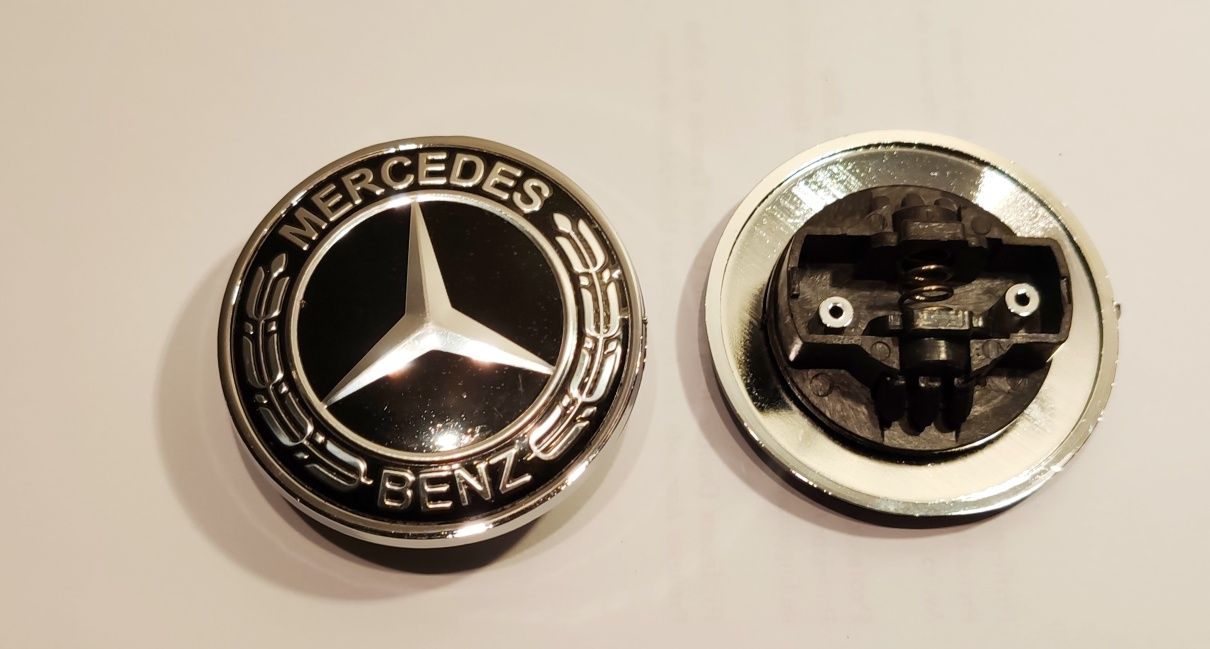 TODOS os Centros de jantes Mercedes Benz 75mm & Simbolo capô 57 mm