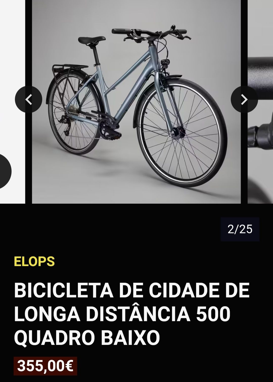 Bicicleta Elops Adulto Longa Distância