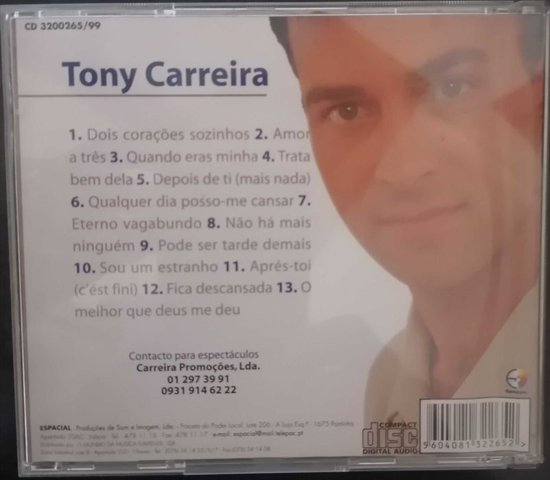 Tony Carreira Dois Corações Sozinhos