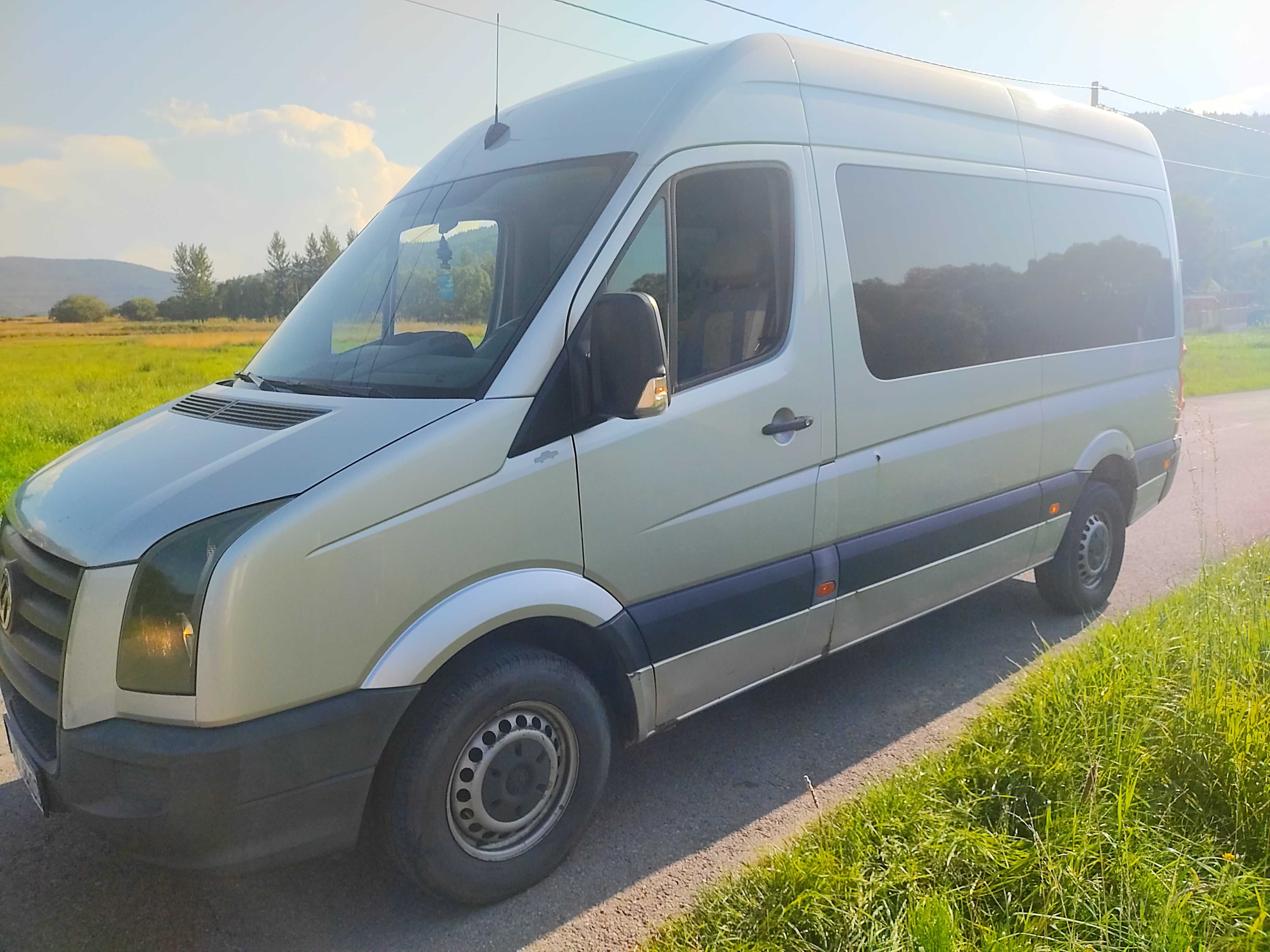 Volkswagen Crafter 9 miejsc 2,5 2011r przewóz osób niepelnosprawnych