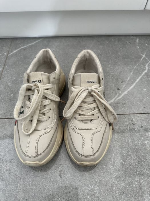 Sneakersy gucci skóra naturalna 36