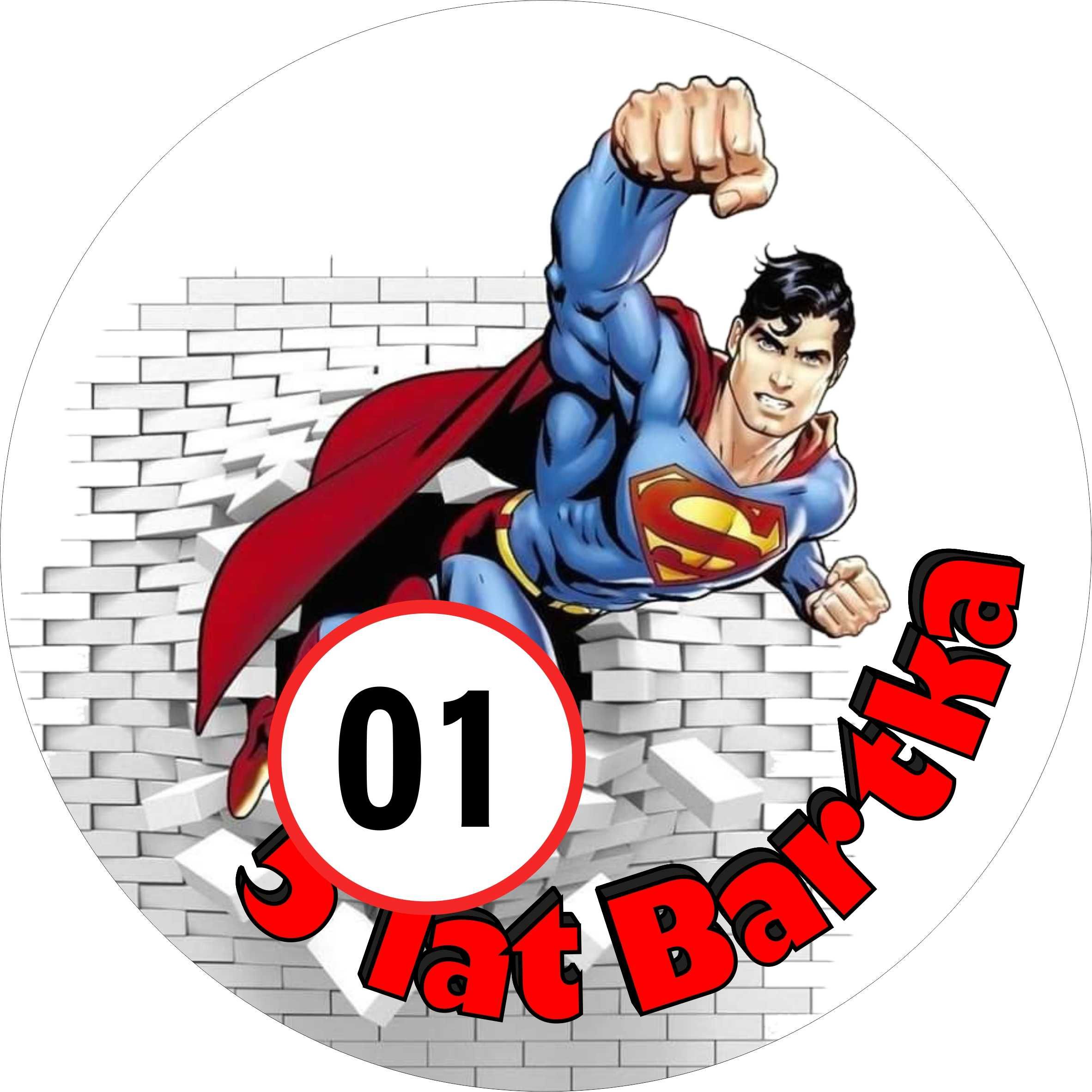 Pan Opłatek na tort - SUPERMAN