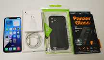 Apple iPhone 12 128GB czarny, stan wizualny idealny, bateria 83%