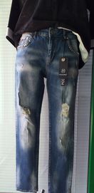 Spodnie jeansy pucihino rozm M L