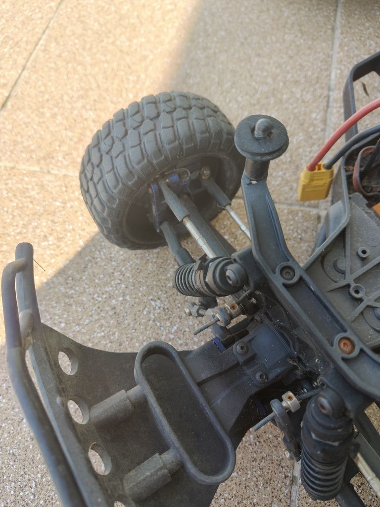 model rc traxxas slash 4x4 lcg 1:10 ezrun max10 sct 3200kv savox