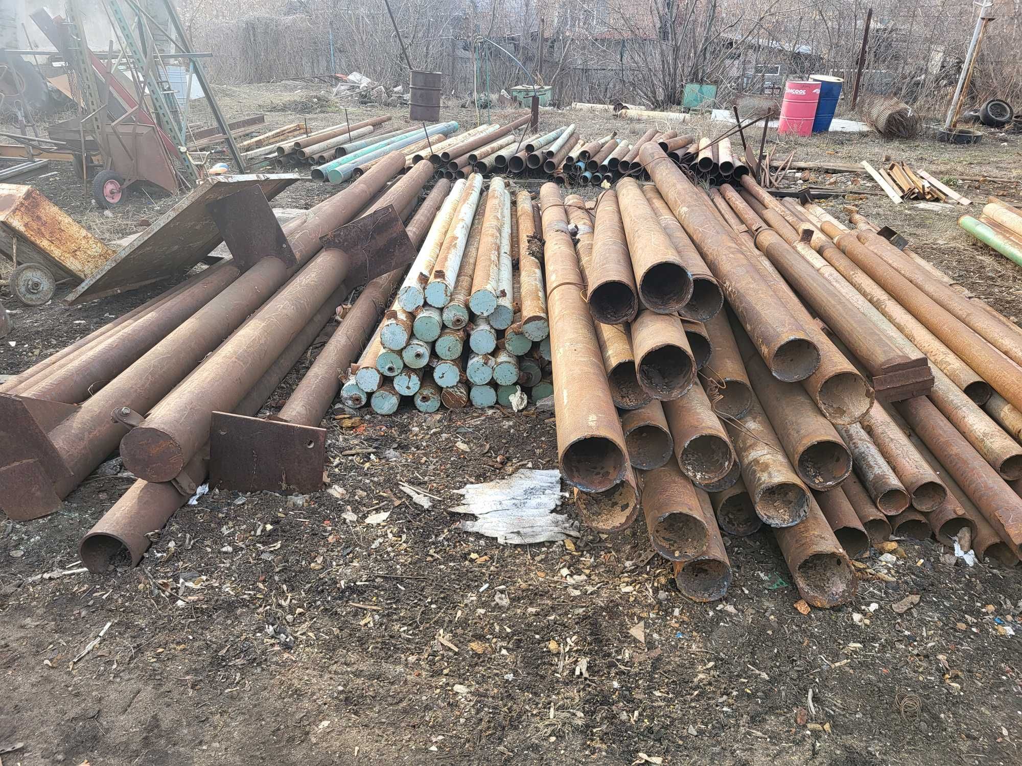 Продам трубу круглую, швеллер , арматуру б/у