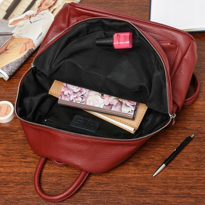 Włoski Plecak Skórzany A4 damski miękka SKÓRA duży