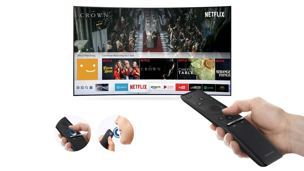 Samsung 65"QLED UHD Curved Smart TV MU9000 COMO NOVA