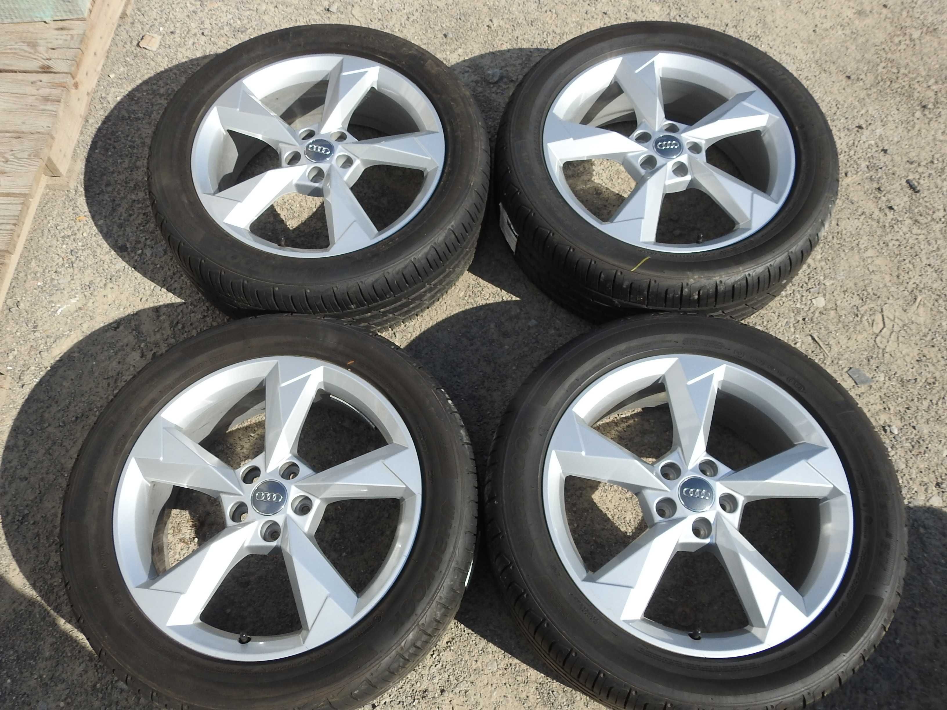 4x FELGI ALU 5x112r19 AUDI Q3 ORYG 83A ET43 JAK NOWE Demo 21rok