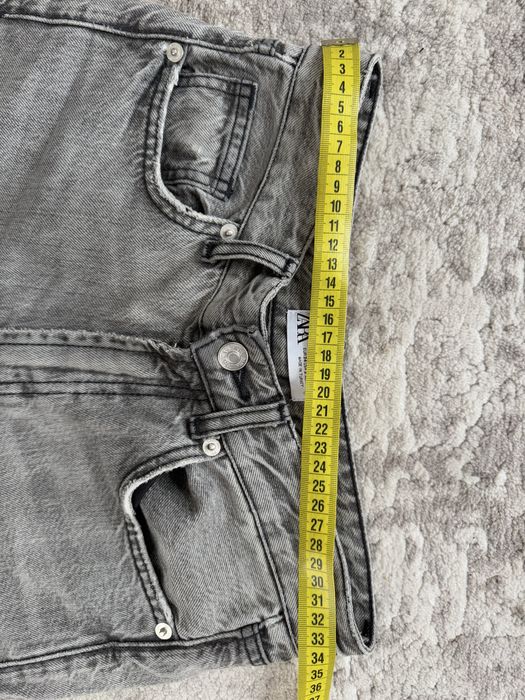 Джинси Wide Leg висока посадка Zara 34 Сірі