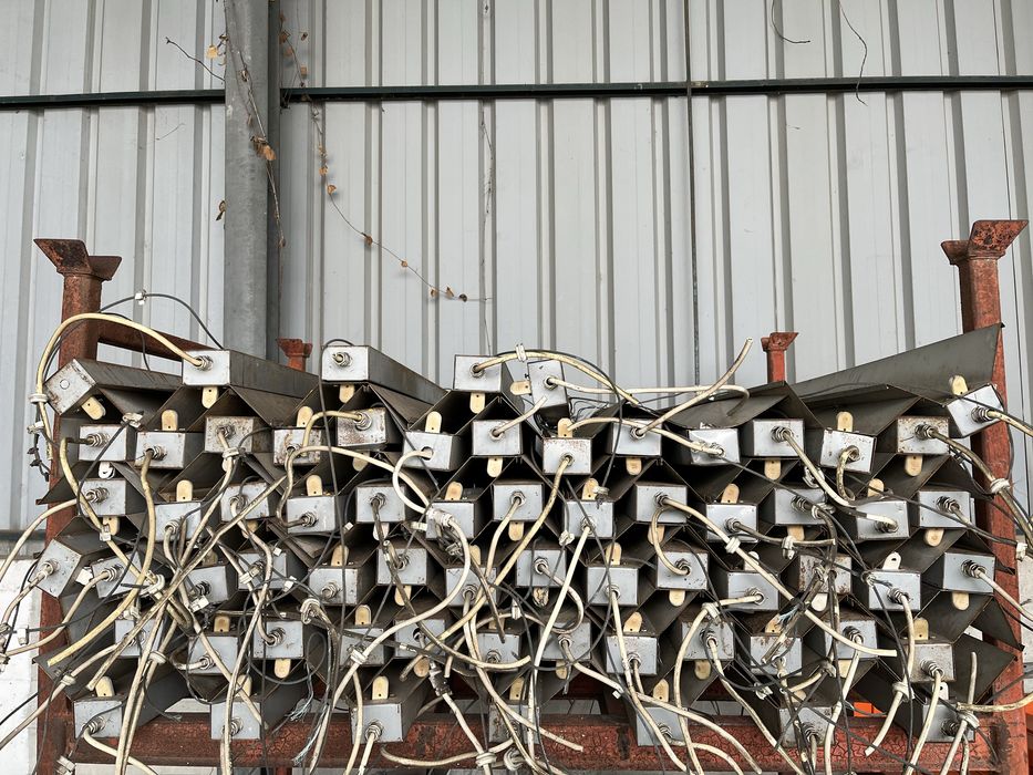 Candeeiro armação e lâmpadas florescentes