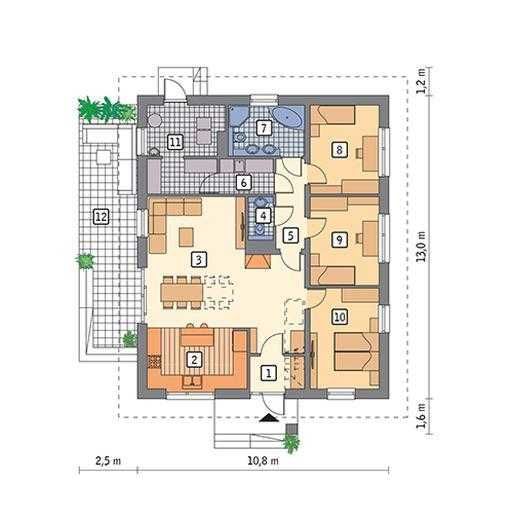 Dom jednorodzinny w Straszydlu SSZ 110m²