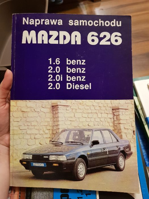 Książka serwisowa Naprawa samochodu MAZDA 626