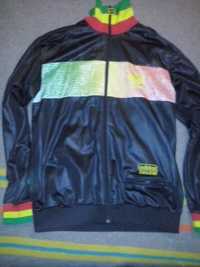 casaco adidas preto, L/XLnovo, original, cores vermelho, verde, amare