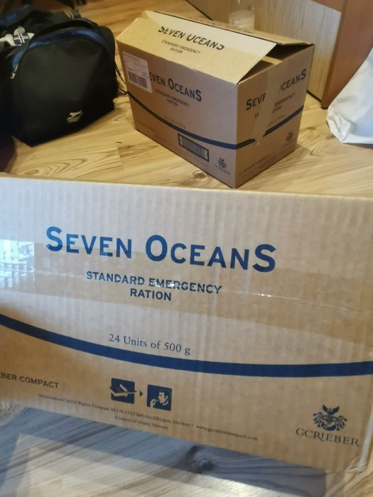 KARTON Racja żywnościowa Seven Oceans 500g x 24 GC RIEBER