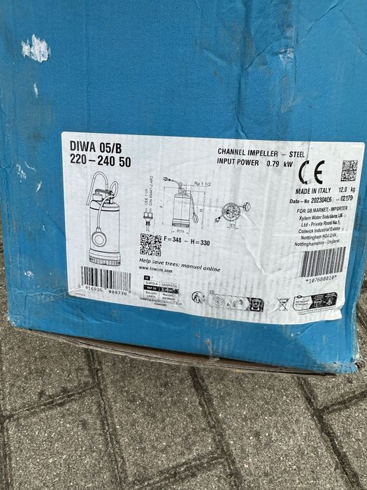 Pompa do wody czystej Lowara Diwa 05/B