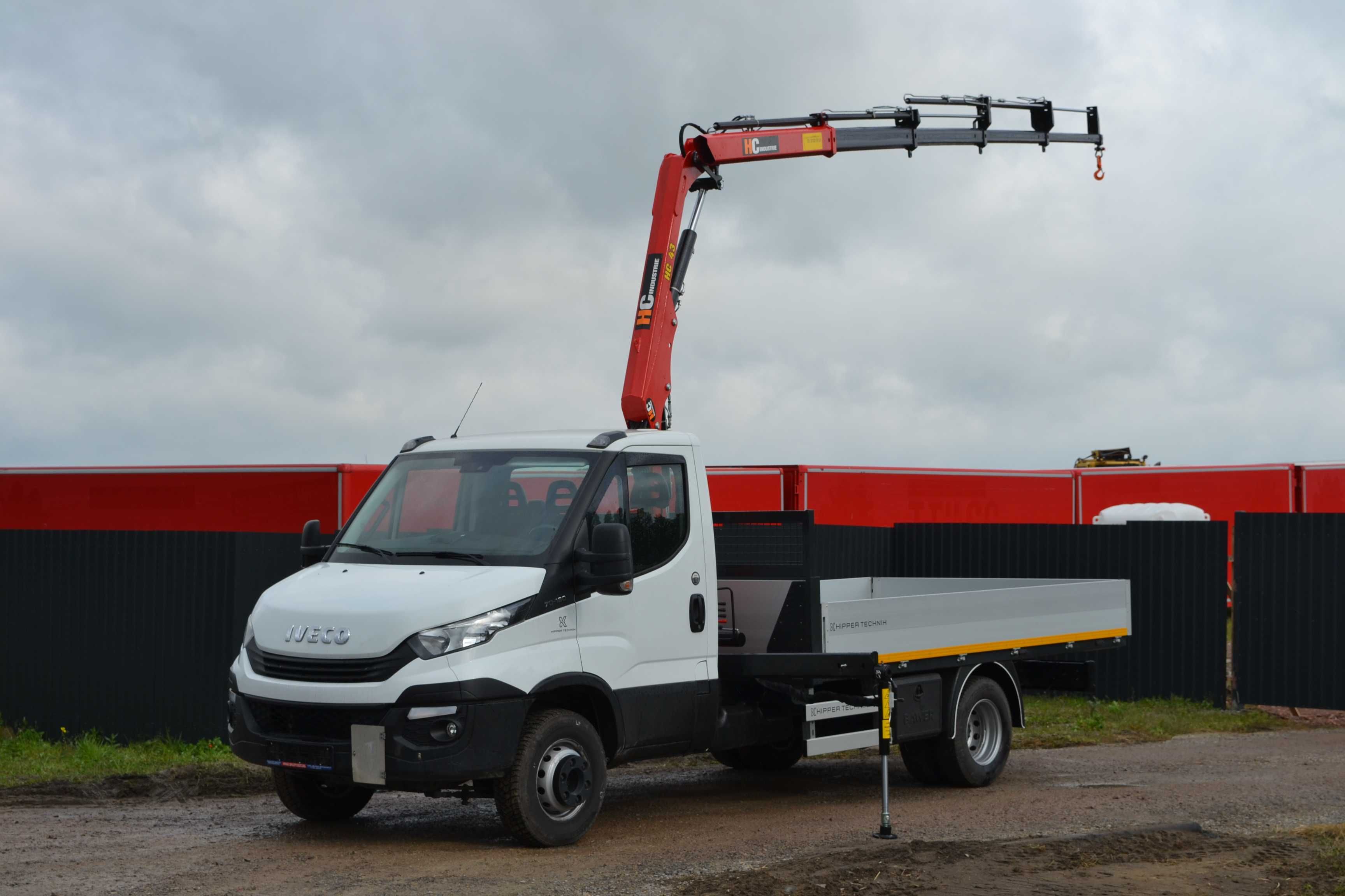 Zabudowa WYWROT Wywrotka Żuraw HDS Kiper Producent IVECO DAILY 72C 70C