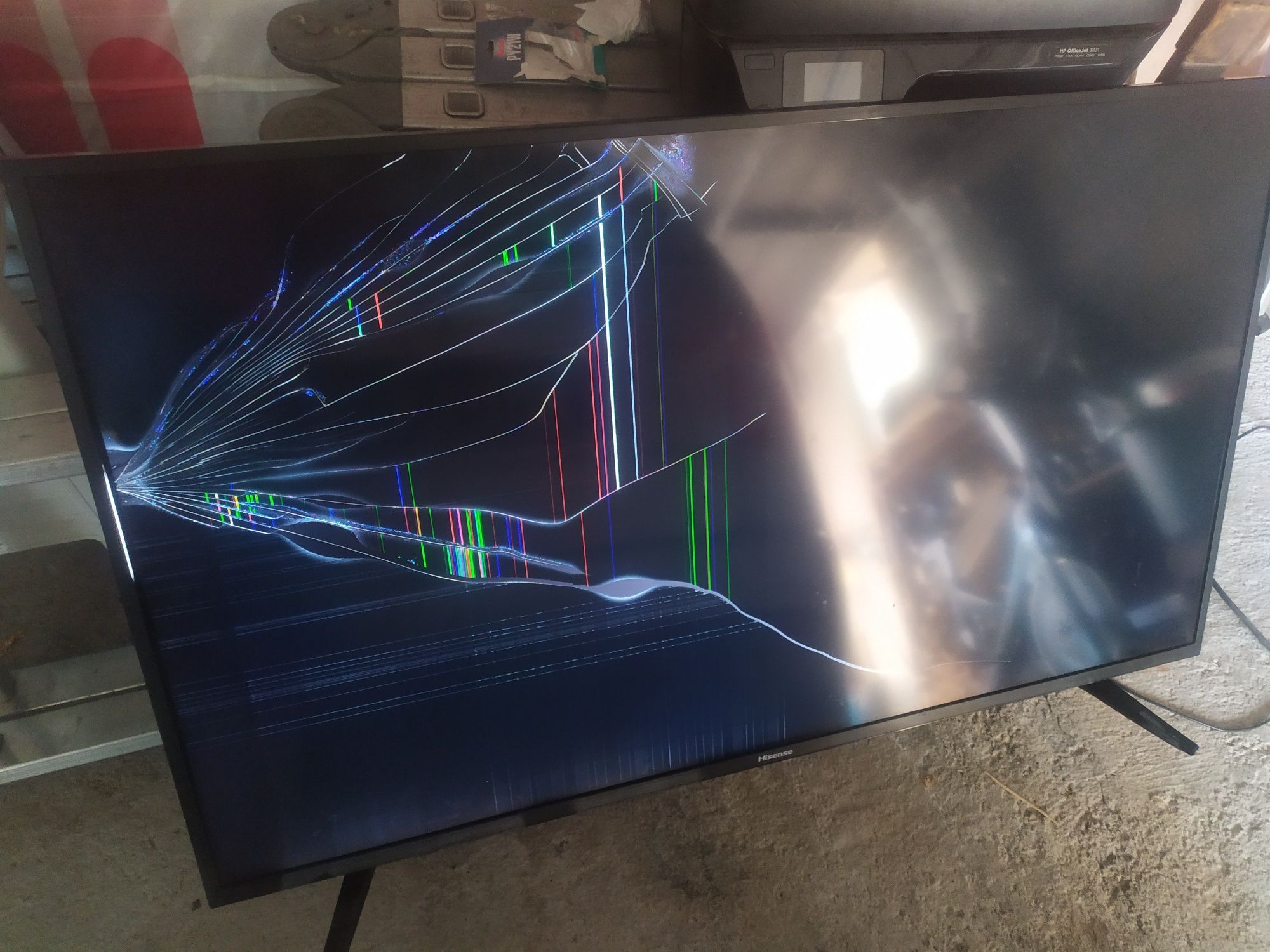 TV led Hisense ecrã
