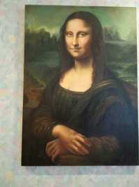 Мона Лиза , Джоконда , картина написана маслом на холсте