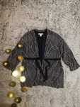 Kimono niebieskie z białym wzorem 36 S H&M stan idealny