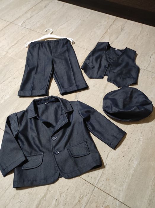 Garnitur chłopięcy 74 grafit