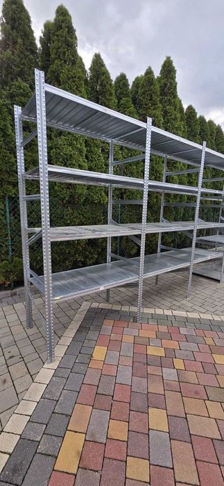 Regały magazynowe z demontażu pólka 70gł x 120  ocynkowany Metalsisem