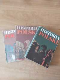 3 tomy ,, Historia Polski"