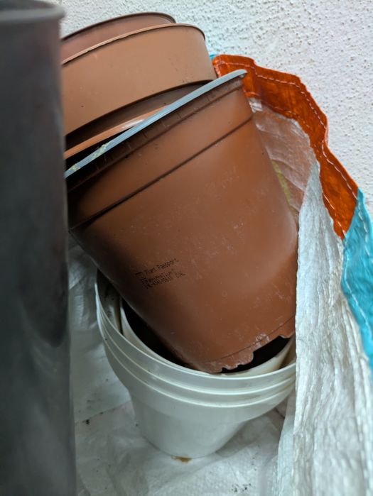 Vários vasos para plantas