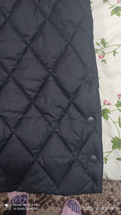 Стёганое зимнее пальто