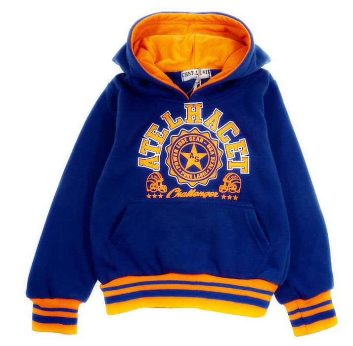 116 - BLUZA z kapturem Kangurka ciepłą dla chłopca  N157