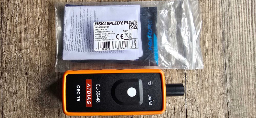 Programator TPMS EL-50448 aktywator czujników Opel Chevrolet + BATERIA