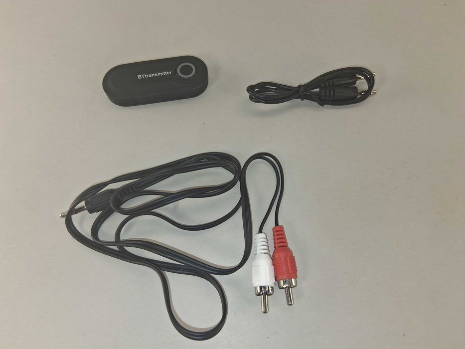 N102 Transmiter Audio Bluetooth Adapter USB RCA Aux Jack Nowy