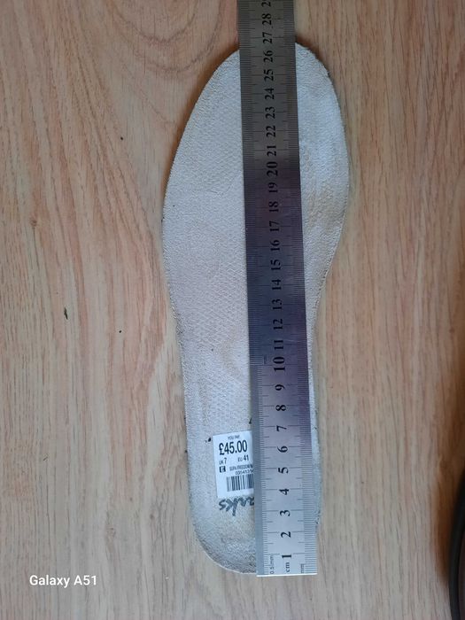 Мужские новые кожаные туфли Clarks 41 p.