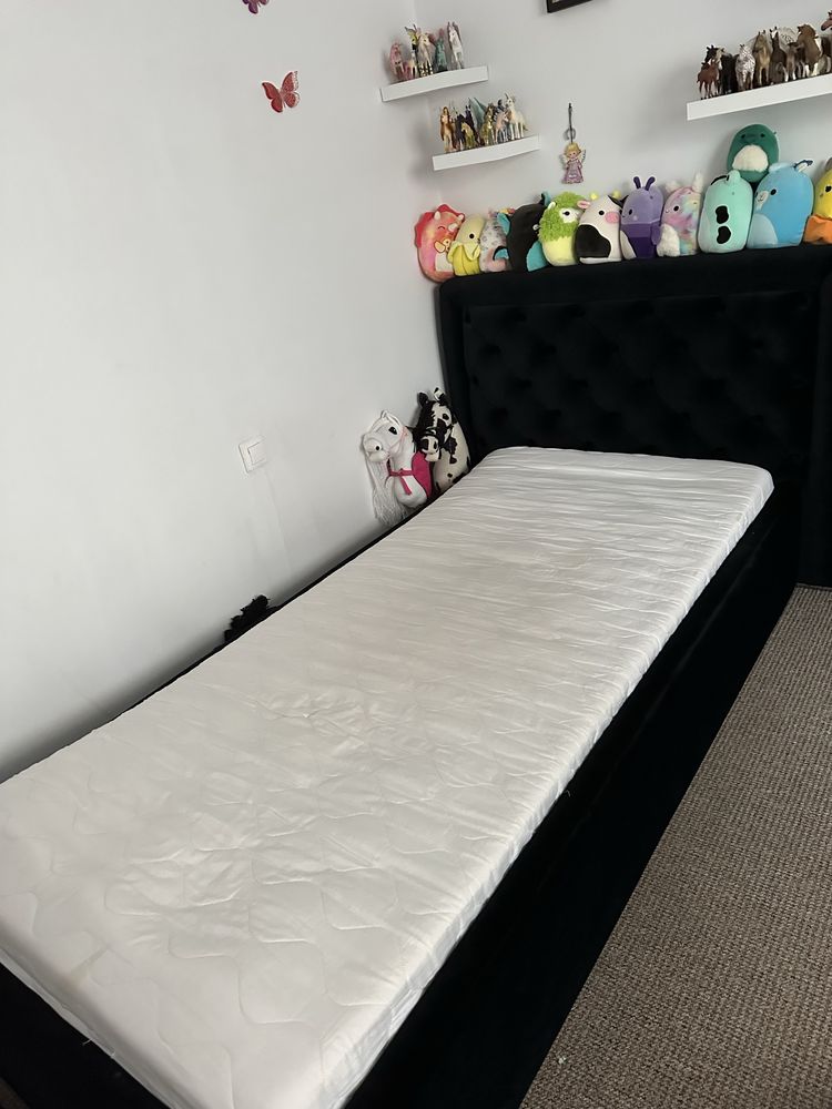 Łożko pikowane glamour