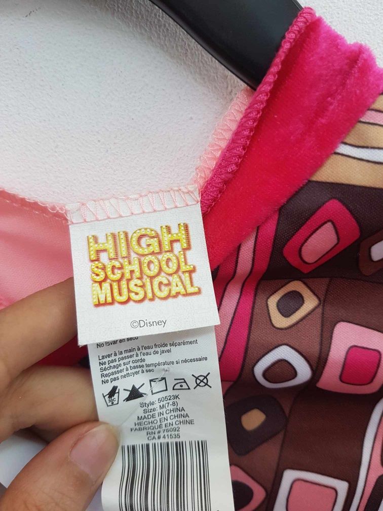 Sukienka przebranie hipiska High School Musical 122 128. A2679
