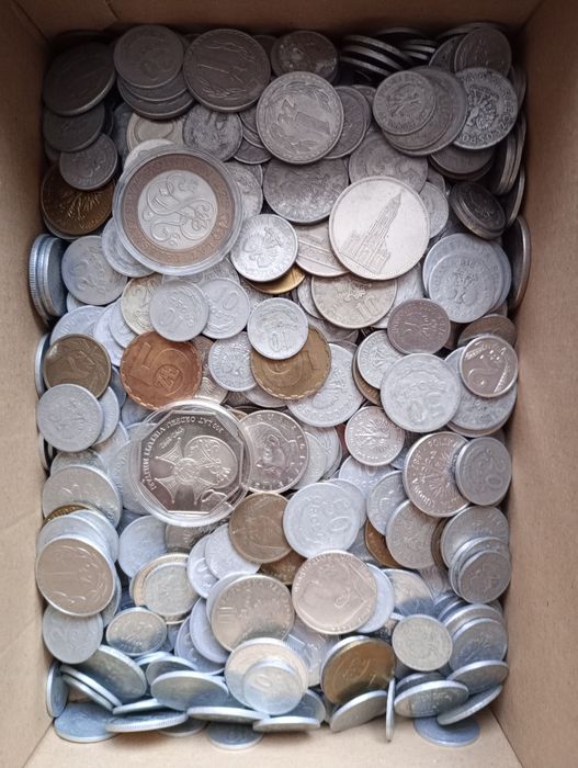 Zbiór staroci z PRL plus srebro.