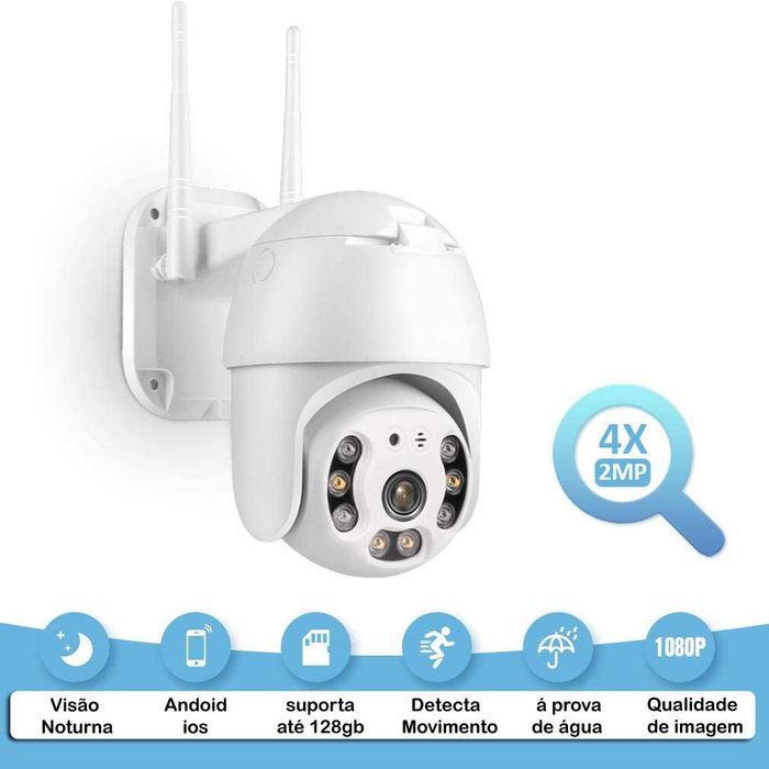 camera tecnologia wifi 1080p Hd rotativa ptz wi-fi camara internet