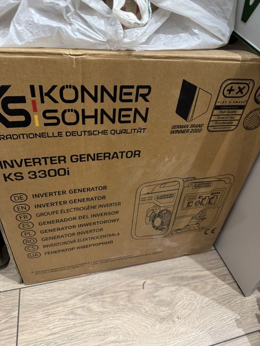 Продам інверторний генератор Konner&Sohnen KS3300i